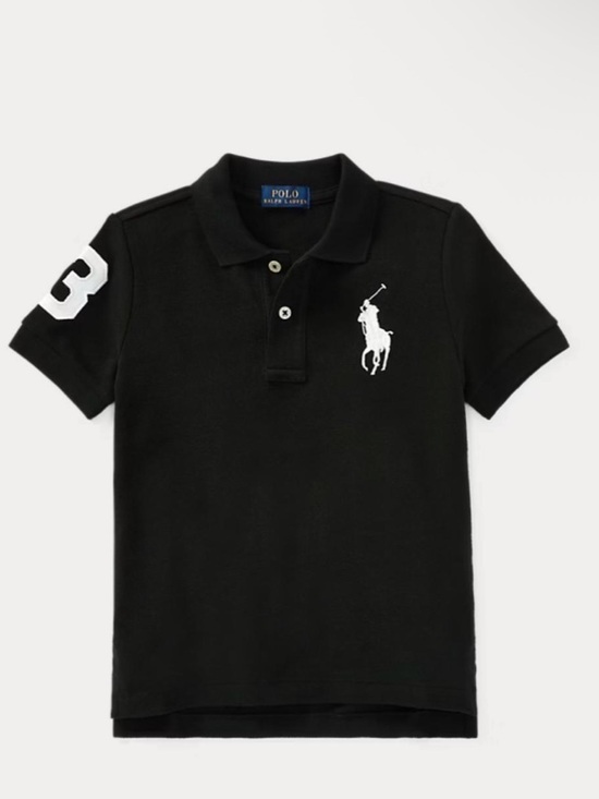 Polo Ralph Lauren Other - Polo by Ralph Lauren Black Short-Sleeve Polo with White Pony